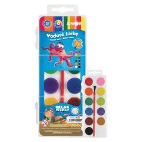 Wasserfarben 21mm 12 Farben TY-10112